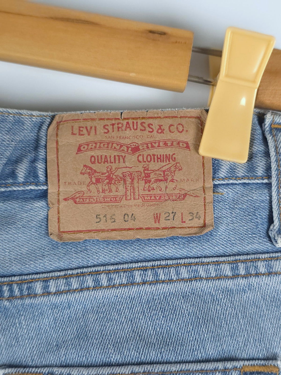 Shorts di jeans Levi's 516 Custom